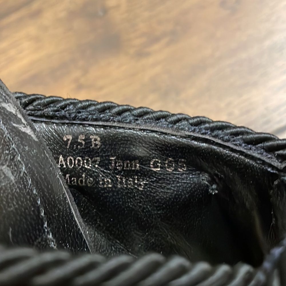 Coach Jenn Size 7.5 Black Suede Corded Mules - Picture 9 of 10